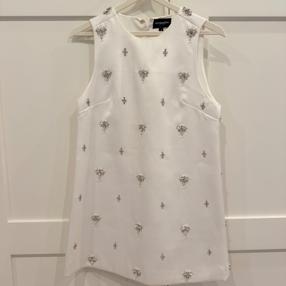 Retrofete Tylee Embellished Shift Dress